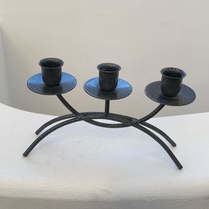 Tapper Candle Holder. 8”Length & Approx. 5” high. Candles not included